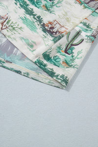 KaleaBoutique Stylish Western Print Long Sleeve Round Neck Slim Top - KaleaBoutique.com