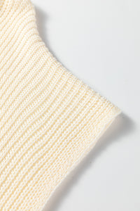 KaleaBoutique Comfortable Plain Knit Casual Turtleneck Short Sleeve Tunic Sweater with Pockets - KaleaBoutique.com