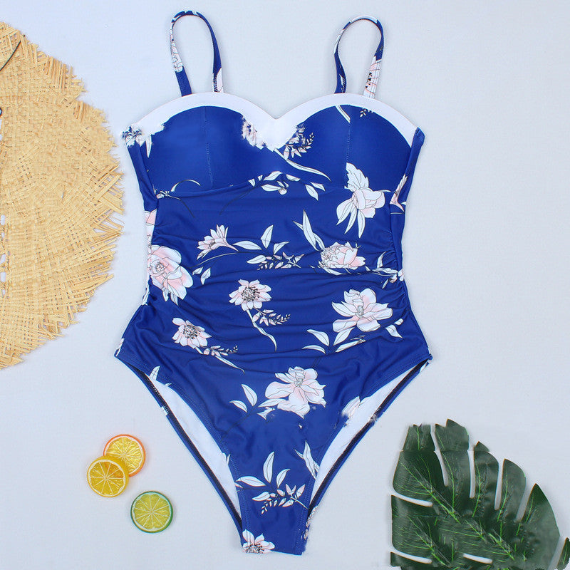 Women's Sweetheart Style One-Piece Swimsuit with Molded Cups by Kalea Boutique - KaleaBoutique.com