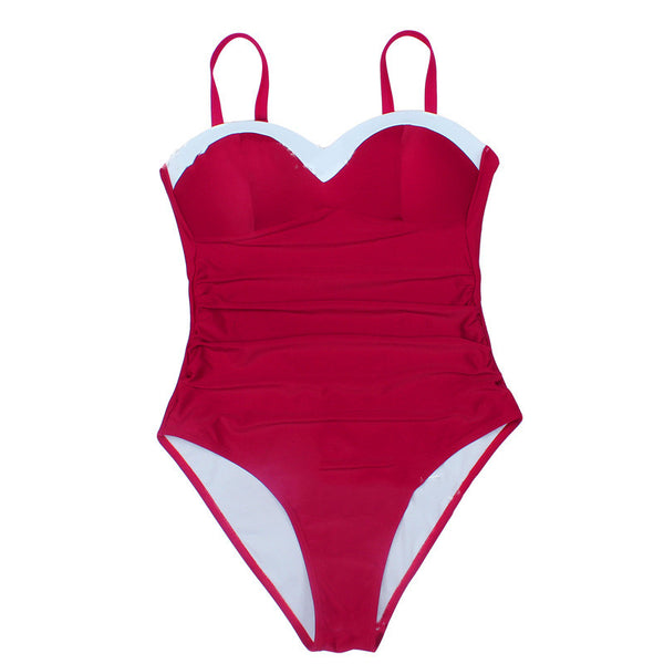Women's Sweetheart Style One-Piece Swimsuit with Molded Cups by Kalea Boutique - KaleaBoutique.com