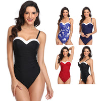 Women's Sweetheart Style One-Piece Swimsuit with Molded Cups by Kalea Boutique - KaleaBoutique.com