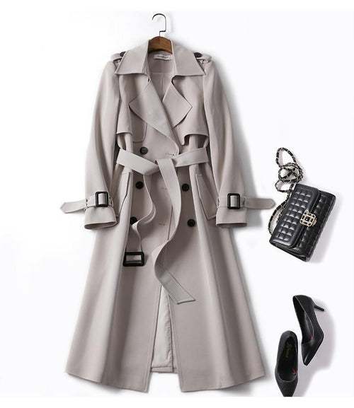 KaleaBoutique Women's Double-Breasted Trench Coat - KaleaBoutique.com