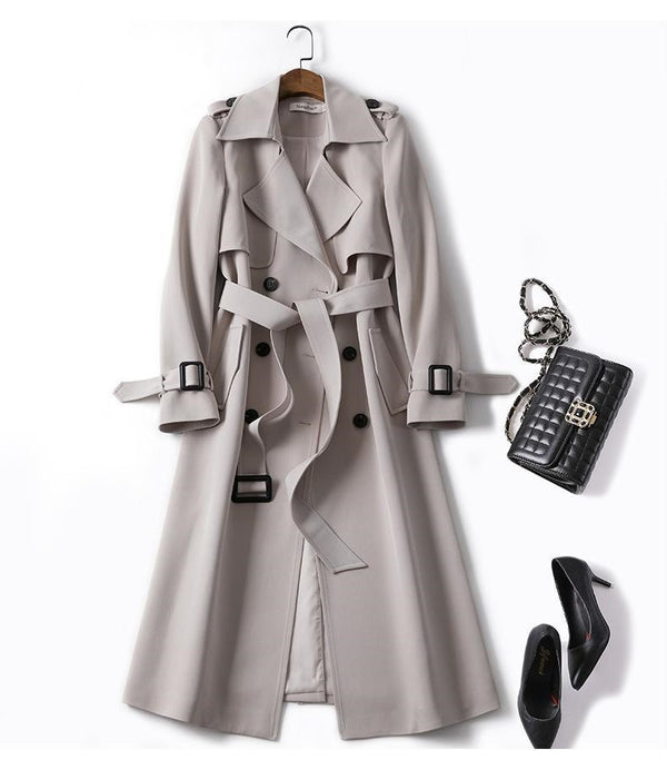 KaleaBoutique Women's Double-Breasted Trench Coat - KaleaBoutique.com