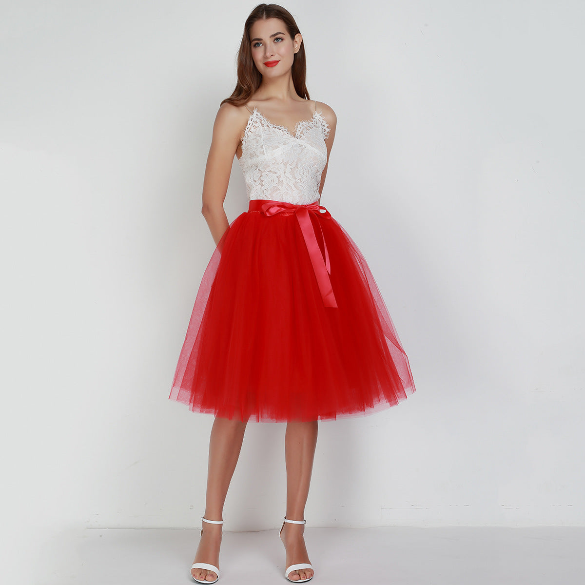Women's High-Waist Layered Tulle Tutu Skirt - KaleaBoutique.com