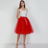 Women's High-Waist Layered Tulle Tutu Skirt - KaleaBoutique.com