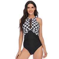 Backless Sexy Swimsuit Floral Halter One-piece - KaleaBoutique.com