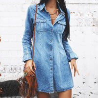 Fashion Slim Denim Dress Women - KaleaBoutique.com