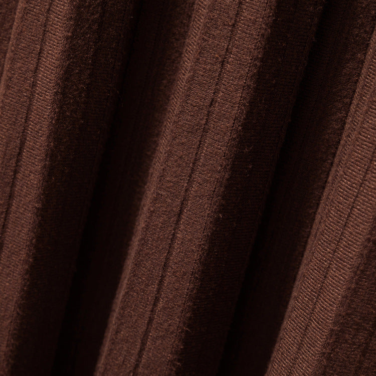 Women's Pleated Knit A-Lined Flared Midi Skirt - KaleaBoutique.com