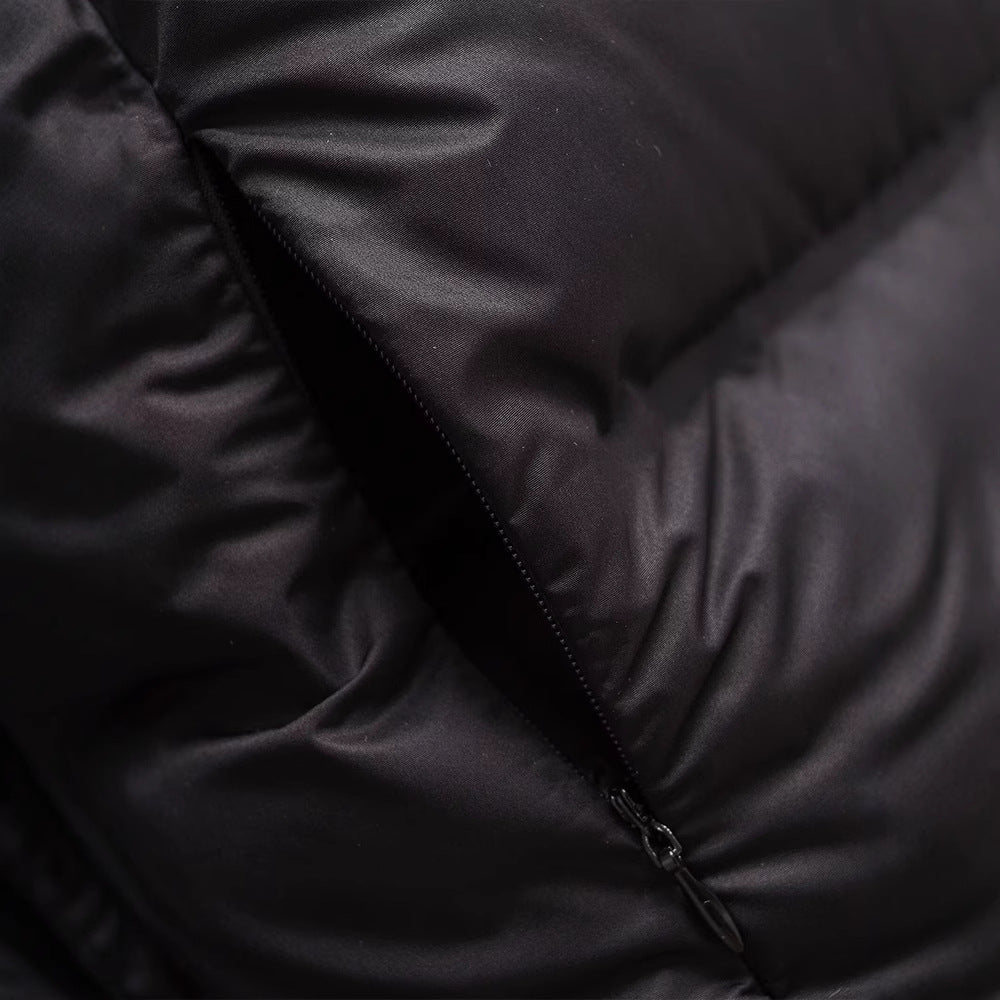 Women’s Black Hooded Jacket with Zipper Pockets - KaleaBoutique.com