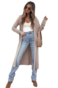KaleaBoutique Stylish Solid Color Long Sleeve Casual Tunic Shift Cardigan - KaleaBoutique.com