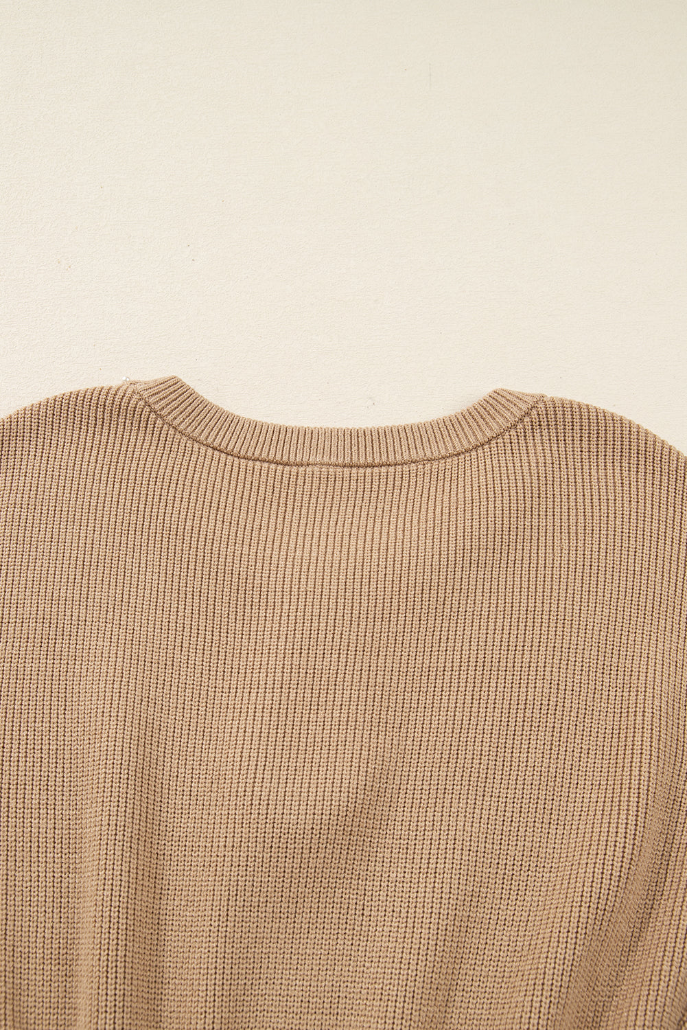KaleaBoutique Stylish Pearl Embellished Keyhole Ribbed Sweater Dress - KaleaBoutique.com