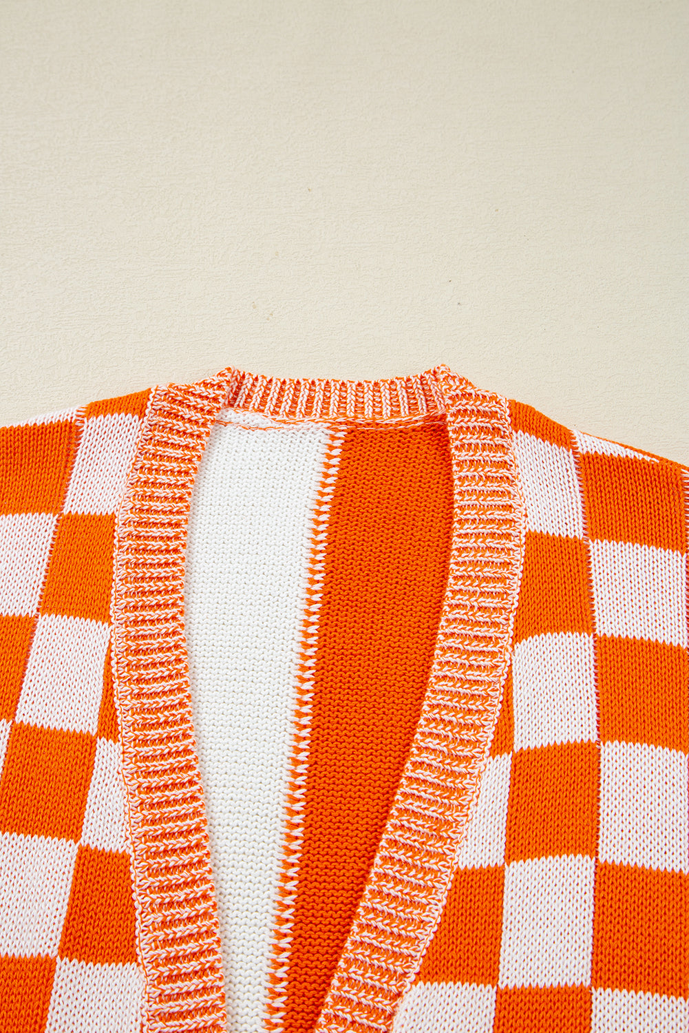 KaleaBoutique Stylish Checkered Open Front Drop Shoulder Cardigan - KaleaBoutique.com