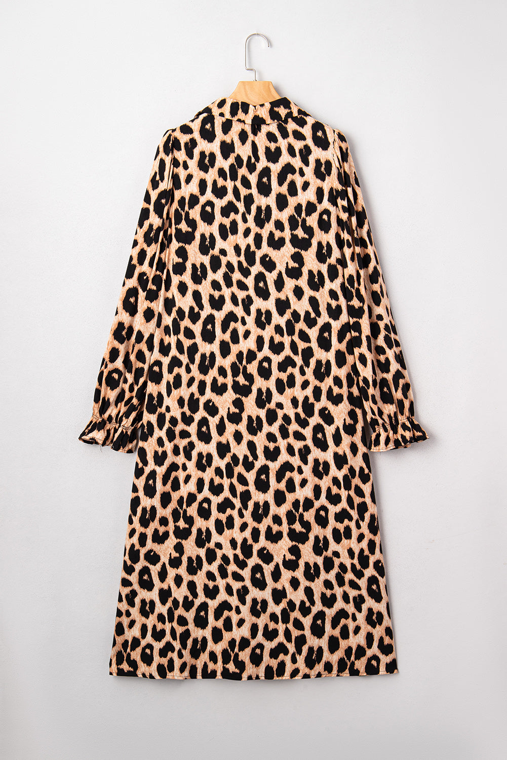 KaleaBoutique Stylish Leopard Print Smocked Detail Flowy Midi Dress - KaleaBoutique.com