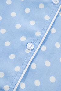 KaleaBoutique Stylish Dotted Print Soft Short Pajama Set - KaleaBoutique.com