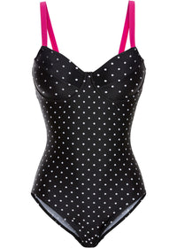 Women's Retro Polka Dot One-Piece Swimsuit by Kalea Boutique - KaleaBoutique.com