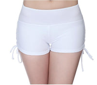 Women's Slim Fit Ruched Side-Tie Swim Shorts - KaleaBoutique.com