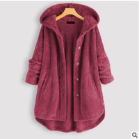 KaleaBoutique Women's Hooded Velvet-Look Sweatshirt Coat - KaleaBoutique.com