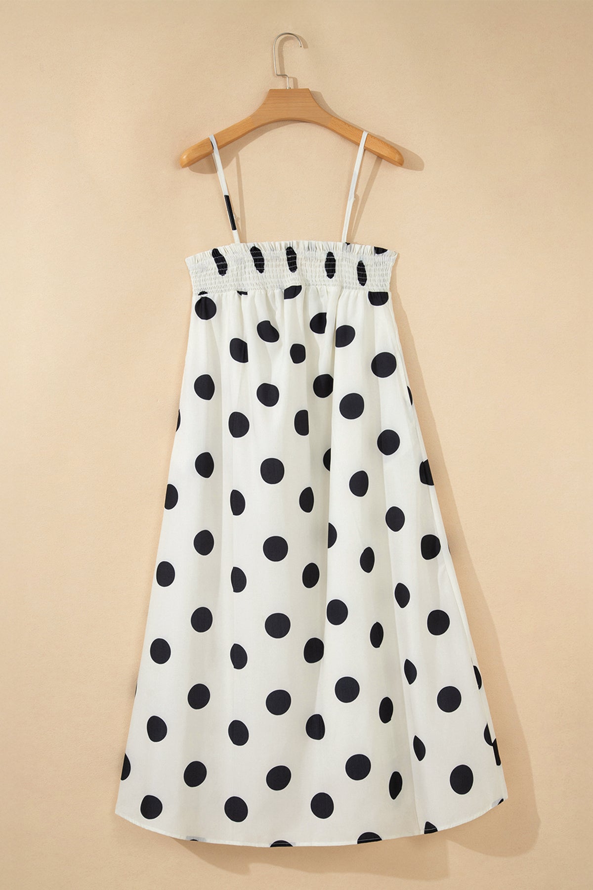 KaleaBoutique Stylish Polka Dot Spaghetti Straps Maxi Dress - KaleaBoutique.com