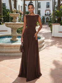 Knitted Floor-length Party Dress For Vacation - KaleaBoutique.com