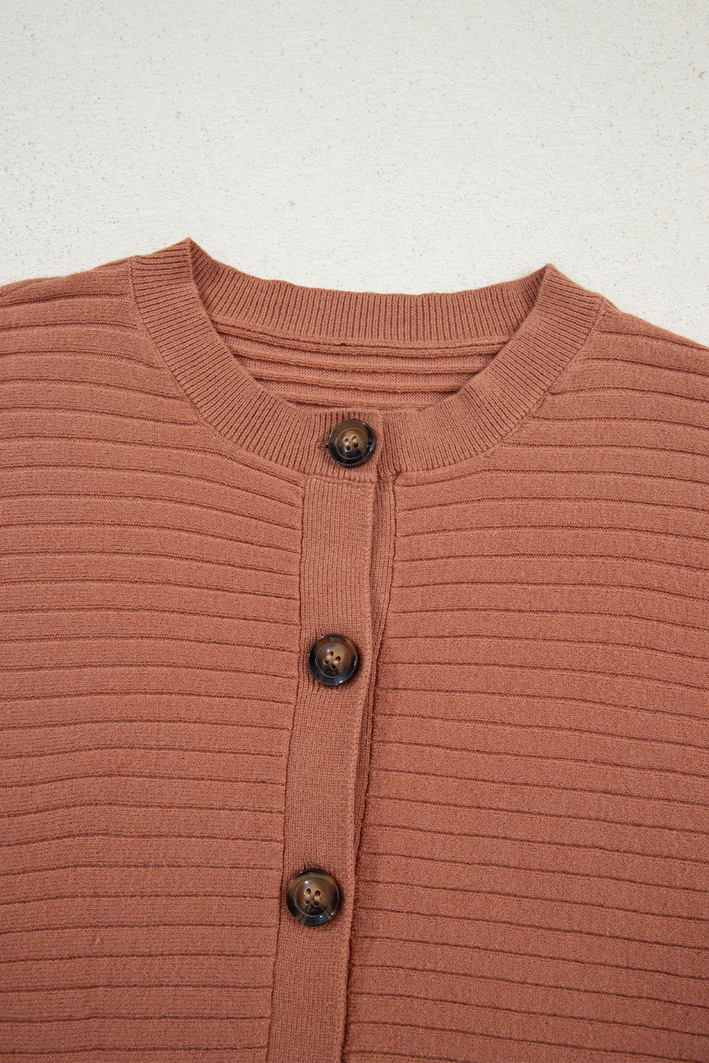 KaleaBoutique Stylish Wide Rib Knit Button Front Dolman Sleeve Sweater Cardigan - KaleaBoutique.com