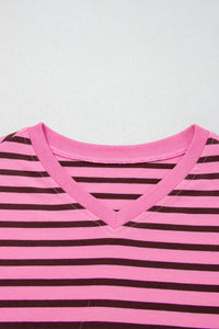 KaleaBoutique Comfortable V Neck Drop Shoulder Long Sleeve Top - KaleaBoutique.com