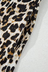 KaleaBoutique Stylish Contrast Striped Trim Leopard Sleeveless Maxi Dress - KaleaBoutique.com