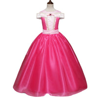 Princess Dress Inserted Beads Bright Silk Performance Dress - KaleaBoutique.com