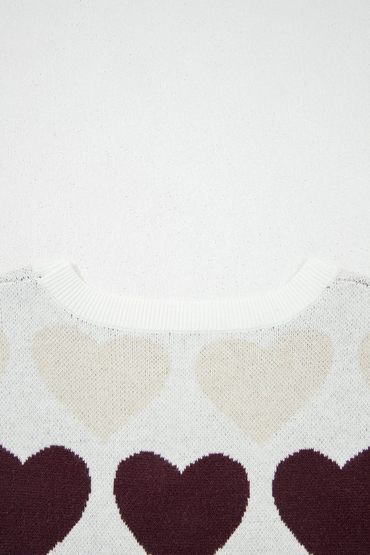 KaleaBoutique Comfortable Valentine Heart Short Sleeve Sweater - KaleaBoutique.com