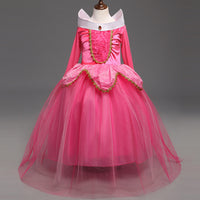 Princess Dress Inserted Beads Bright Silk Performance Dress - KaleaBoutique.com