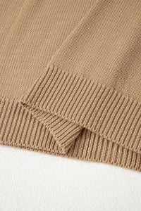 KaleaBoutique Comfortable Exposed Seam Drop Shoulder Oversize Sweater Mini Dress - KaleaBoutique.com