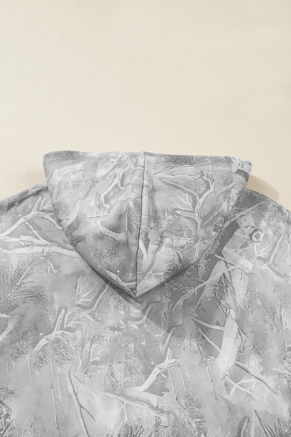 Stylish and Fun Camouflage Woodland Print Oversized Sporty Hoodie - KaleaBoutique.com