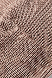 KaleaBoutique Stylish Mineral Wash Exposed Seam Patchwork Knit Open Sweater Cardigan - KaleaBoutique.com