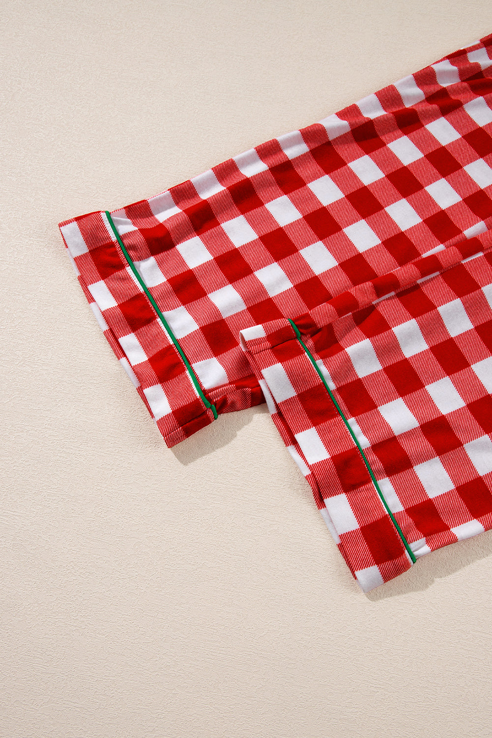 KaleaBoutique Stylish Christmas Plaid Print Shirt and Pants Pajama Set