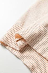 KaleaBoutique Comfortable Solid Color Mixed Knits Patch Pocket Short Sleeve Sweater - KaleaBoutique.com