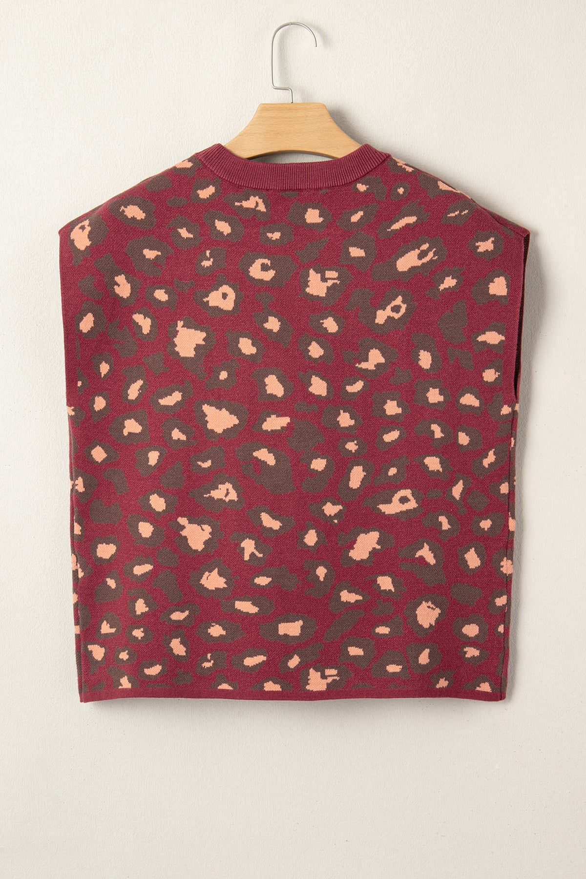KaleaBoutique Stylish Leopard Print Cap Sleeve Knitted Top - KaleaBoutique.com