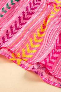 KaleaBoutique Boho Printed Tasseled Drawstring Ruffled Maxi Skirt - KaleaBoutique.com