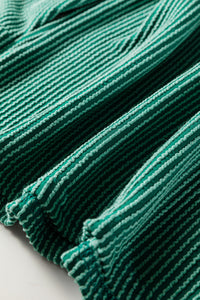 Twisted Ribbed Tiered Ruffles Long Sleeve Pullover Top - KaleaBoutique.com