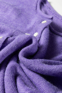 KaleaBoutique Comfortable Solid Color Knit Button Drop Shoulder Sweater Cardigan - KaleaBoutique.com
