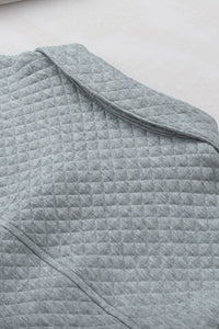 Retro Quilted Flap Pocket Button Shacket - KaleaBoutique.com