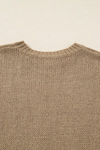KaleaBoutique Stylish Oversize Drop Shoulder Slouchy Sweater Dress - KaleaBoutique.com