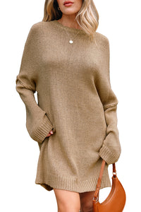 KaleaBoutique Stylish Oversize Drop Shoulder Slouchy Sweater Dress - KaleaBoutique.com