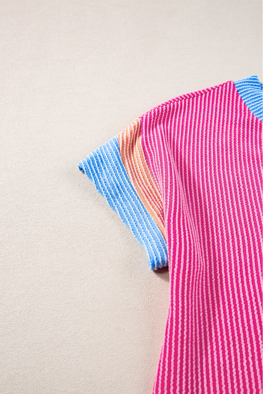 KaleaBoutique Stylish Textured Colorblock Edge Patched Pocket T Shirt Dress - KaleaBoutique.com