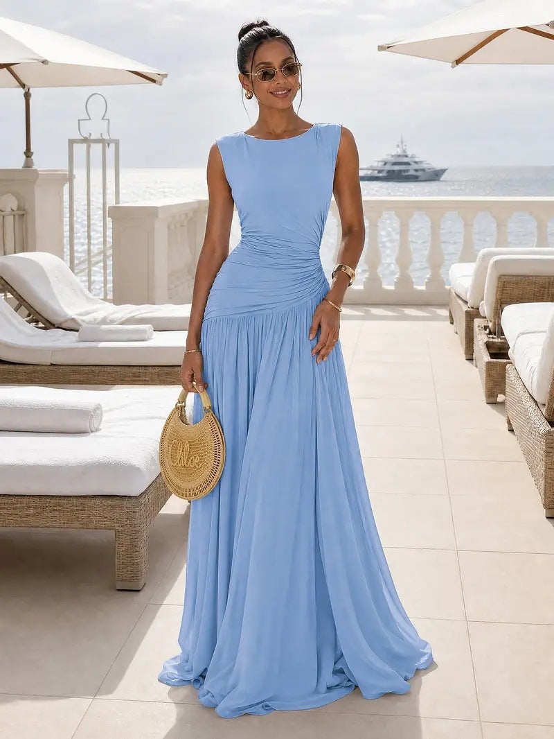 Knitted Floor-length Party Dress For Vacation - KaleaBoutique.com