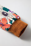 KaleaBoutique Stylish Floral Patchwork Long Sleeve Ribbed Blouse - KaleaBoutique.com