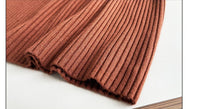 Women's Ribbed Square-Neck Long-Sleeve Pullover Top - KaleaBoutique.com