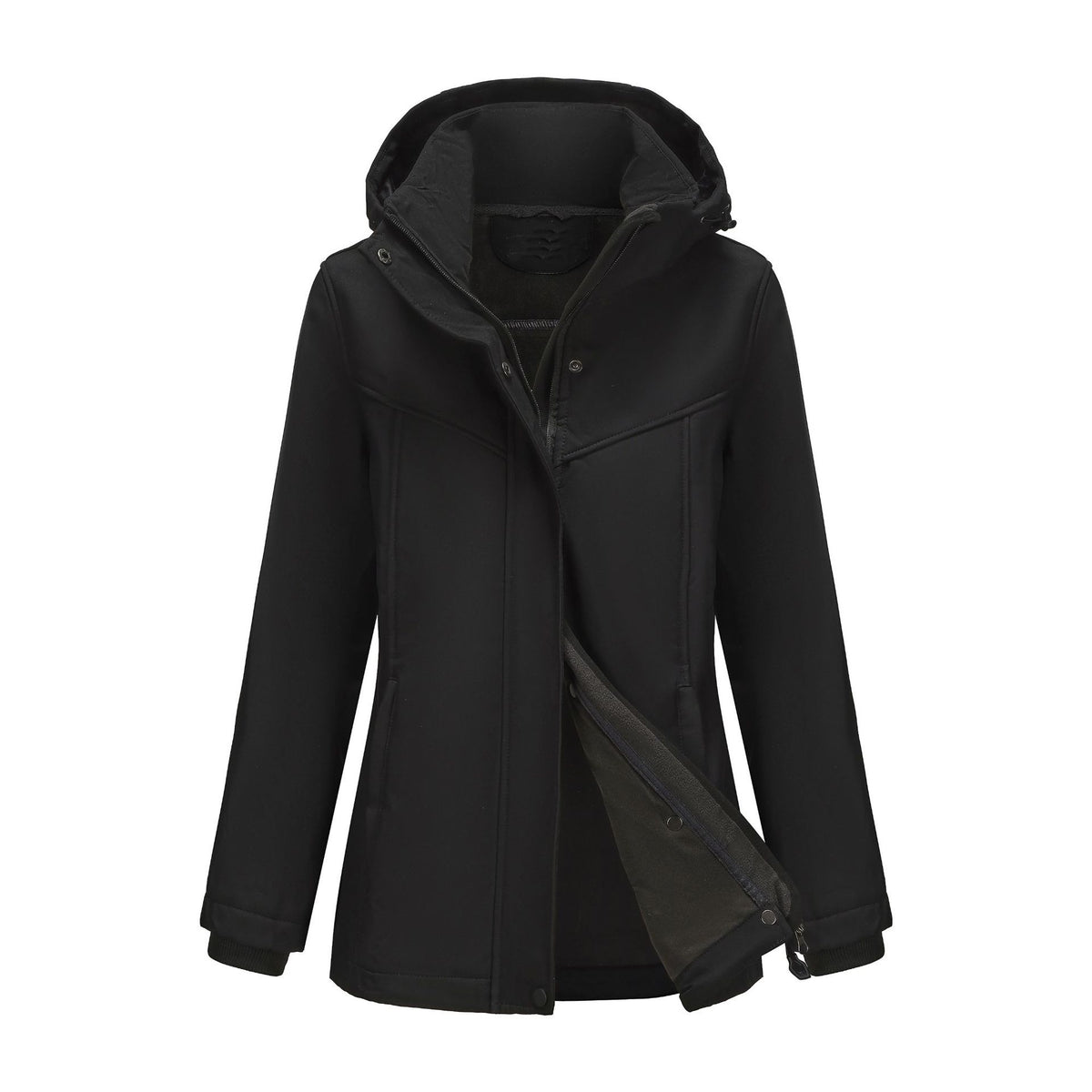 Women’s Multi-Pocket Jacket with Detachable Hood - KaleaBoutique.com
