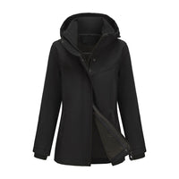 Women’s Multi-Pocket Jacket with Detachable Hood - KaleaBoutique.com