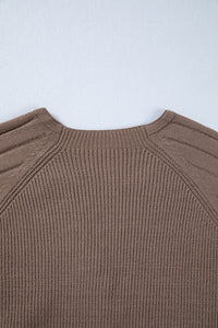 KaleaBoutique Comfortable Mixed Texture Knit Button V Neck Sweater Cardigan - KaleaBoutique.com