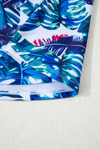 KaleaBoutique Beautiful Floral Print Padded V Neck Tankini Top - KaleaBoutique.com