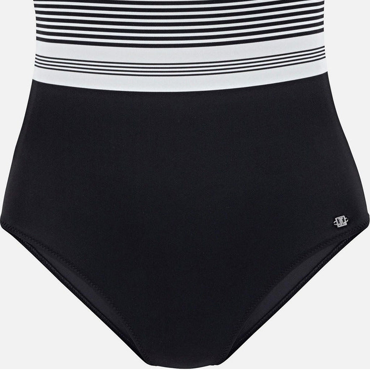 One-piece striped swimsuit - KaleaBoutique.com